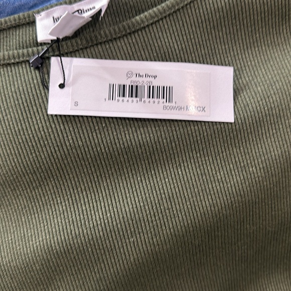 The Drop Lucy Whims Green Crop Top Sleeveless Top - Picture 6 of 7